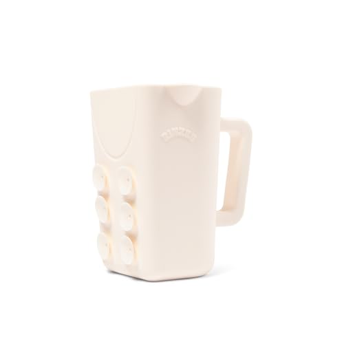 Image of Rinzee® Baby Bath Cup with Suctions - BPA Free, 100% Food Grade Silicone Rinse Cup, Clutter-Free Tub Area, Kids Learning Tool, Sticks to Tiles, Drains Water Upside Down- patent pending