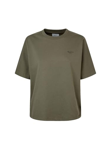 T-shirt Pepe Jeans Agnes vert en taille XS pour femme