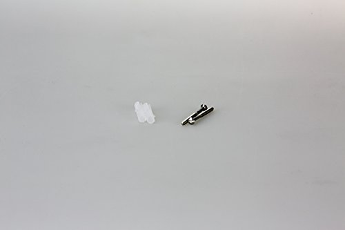 HUBER Unterputz Klingeltaster 2 fach aus Edelstahl - Türklingelknopf mit Namensschild - Haustürklingel Unterputz I Taster aus Messing - Klingel Haustür 2 fach