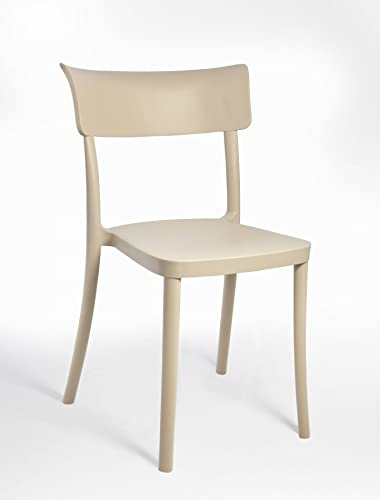 SARETINA Chaise polypropylène Design empilable, pour Salle à Manger, Bar et Cuisine, Aussi pour...