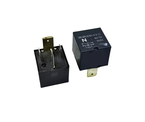 Relé de 12V para coche con conector de 4 pines y capacidad de corriente continua