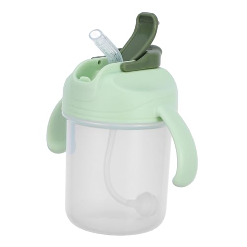 KOMBIUDA Adult Cup Convalescent Feeding Cup Spill-proof Straw Lid Bedridden Elderly Drinking