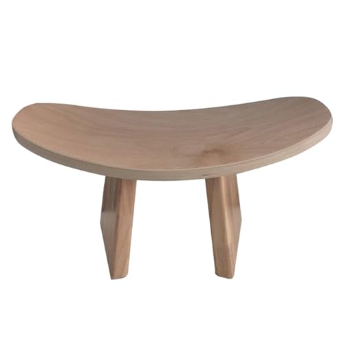 BURLOE Banco De Meditación, Taburete De Meditación Portátil De Asiento Ergonómico Angular Bordes Redondos Hechos A Mano De Madera De Rodilla Ambientalmente Amedrada,2,L