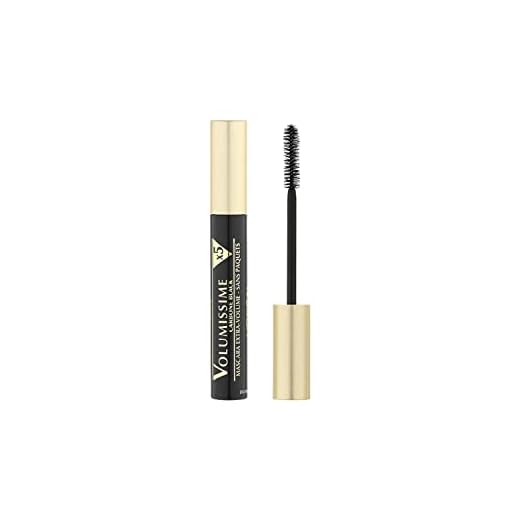L'Oreal Paris Make-up Designer Volumissime Carbone X5 Máscara De Pestañas, Color Negro - 7.5 Ml, Carbone Black