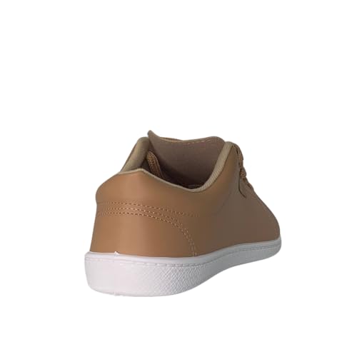 Tênis Sapatênis Feminino Básico Moleca Casual Dia a Dia (Nude, BR, Adulto, Numérico, 35)