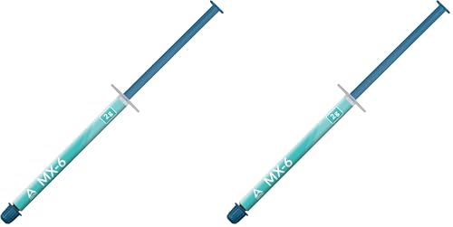 Image of ARCTIC MX-6 (2 g) - Ultimate Performance Thermal Paste for CPU, Consoles, Graphics Cards, laptops, Very high Thermal Conductivity, Long Durability, Non-Conductive (Pack of 2)