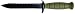 Glock OEM Field Knife 6.5" Fixed Blade with Root Saw, Battlefield Green