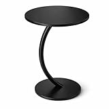 Generico Tavolino Laterale Moderno Curvo, Tavolino Rotondo da Divano Salotto, Tavolo Compa...