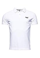 Superdry Men's Classic Pique Polo, New Optic, 3XL White