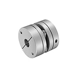 D26L26 Einzelmembrankupplung Elastische Verbindung D26mm L26mm Kugelumlaufspindel Schritt Servomotor Encoder 1 Stücke(5x5)