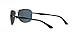 Ray-Ban Men's RB3519 Aviator Sunglasses, Matte Black/Green Polarized, 59 mm