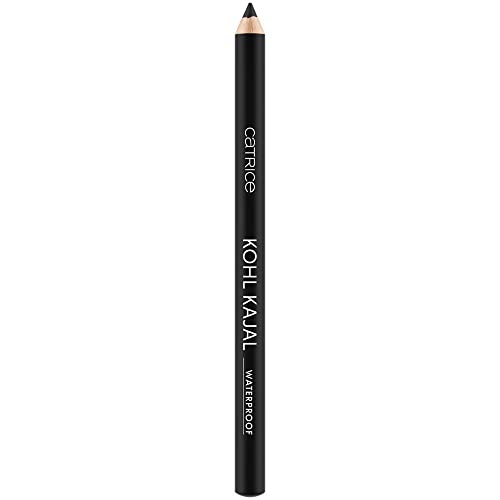 Catrice Kohl Kajal Waterproof, No. 010 Check Chic Black, Defining, Shimmering, Shiny, Vegan, Waterproof, Microplastic Particles Free (0.78 g)