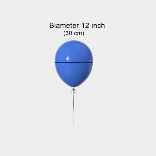 Image of Red Blue Black Balloons,Red Blue and Black Confetti Balloon Theme Birthday Party,12 Inch,Pack of 50