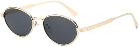 Simplify Designer Women Cat Eye Sunglasses Small Frame Oval Metal...