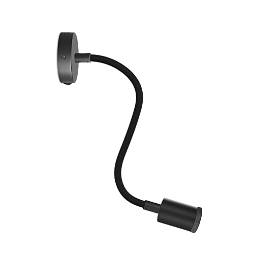Applique Lampe Fermaluce Flex 30 Creative-Cables spot GU1d0 noir interrupteur