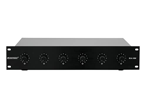 PA 6 Zones volume contrôle mono noir pour atténuation sonore - 6