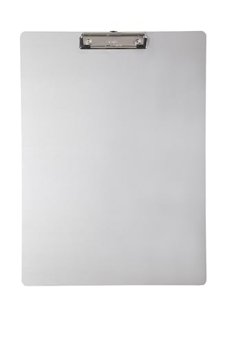 Maul Clipboard, Din A3 High, Anodized Aluminium, 8 mm Clamping Width, 1 mm Board Thickness, A3 Hochformat