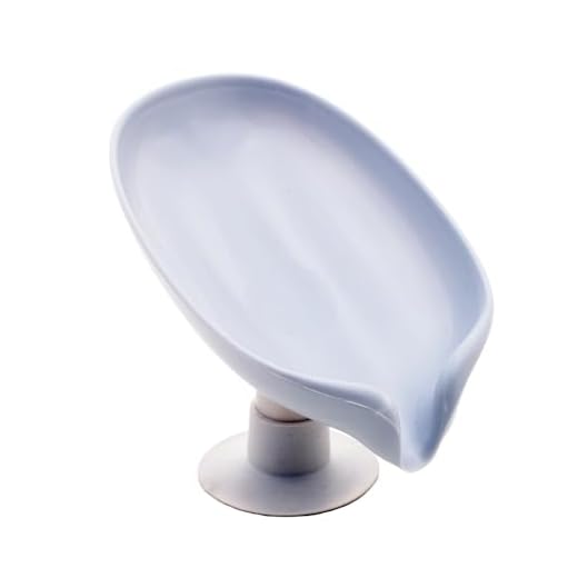 Saboneteira de Plástico com Ventosa e Drenagem Cinza 10,5cm x 9cm x 13cm - Lyor