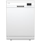 HYE Dishwasher - Freestanding Dishwasher With 13 Place Settings, 60cm, Full Size Design, White, ECO Program, Quick Wash, Quiet Operation (47 dB) - DW0113PW13
