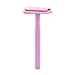 Pink Rex Women's Double Edge Safety Razor (Lavender Purple) Eco-Friendly Includes 10 Razor Blades