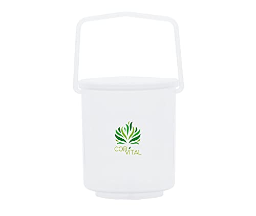 Cor-Vital Coffee Enema Kit For Colon Cleansing - Complete Enema Accessories - Recommended By Gerson Home Enema Kit - Colon Detox Organic Coffee Enema - Enema Bucket Kit With Red Tube - Colon Cleanser #TOP3