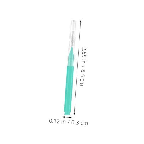VICASKY 50 Stück Interdentalbürsten für Effiziente Zahnreinigung und Zahnseide Head für Optimale Mundhygiene Farben Je – Bild 3