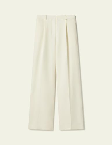 LilySilk Silk Wool Blend Womens Trousers Ladies Work Pants High Waisted with Wide Leg for Women Business Casual2