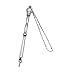 Bothyi Yad Torah Pointer Bible Pointer Home Decor Zinc Alloy Bible Reading Tool Hand Pointer for Adults Jewish Bar Mitzvah Fireplace, Silver Crown Head