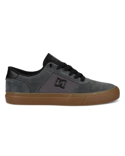 DC Shoes Men's Teknic Sneaker, Dark Grey/Black, 9