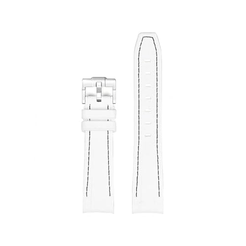 [LOKLNEYK] 20mm�A�[�N�[�qTPU�S�������x���g�ɓK������Omega X Swatch�A��Moon Swatch(White black)