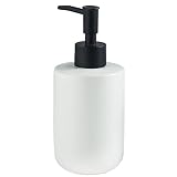 Ceramic Soap Dispenser, White Lotion Dispenser for Kitchen, Bathroom, Refillable Liquid Hand Soap Di