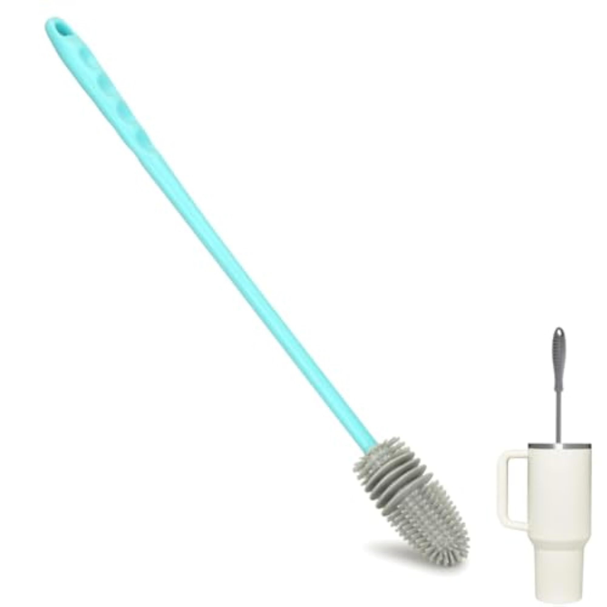 Long Handle Silicone Bottle Cleaning Brush for Hydro Flask