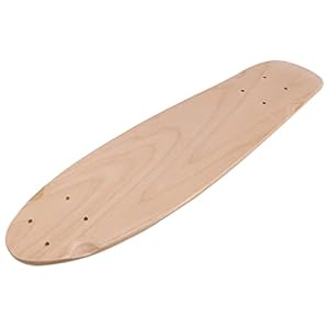 Huudngeje 22 Leer Skateboard Deck Ahorn Natur
