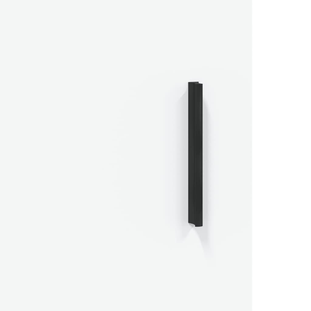 Gecheer Aparador, armario de columna, con vitrina, con 3 cajones, multicapa, blanco, 34,5 x 34 x 180 cm, aparador de entrada, mueble de columna que ahorra espacio, aparador con vitrina, modelo F