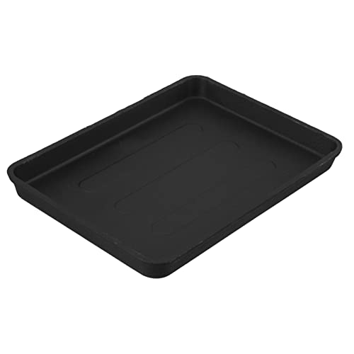 COLLBATH Plaque de Cuisson en Fonte 40x30 Cm Poêle Teppanyaki Résistante pour Barbecue Extérieur, Cuisson Viande et Légumes en Plein Air