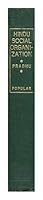 Hindu Social Organization: A Study in Social-Psychological B001B3HTUO Book Cover