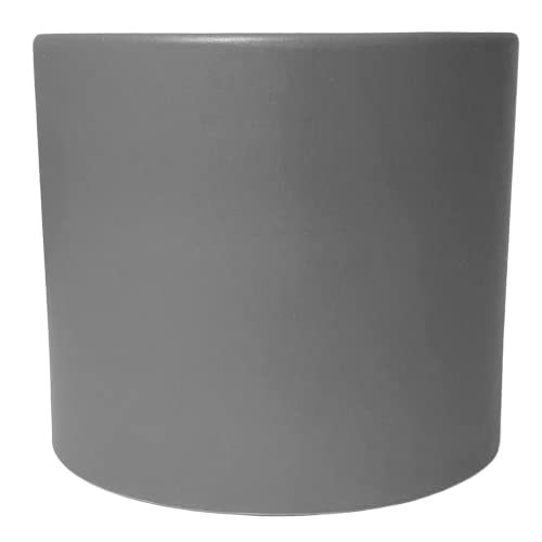 Meliflor Maceta Cerámica Tubular 21x18cm Gris Duraderas Y Resistentes - Decoración - Hogar Y Jardín - Artesanalmente Fabricado En España - Di Meliflor Maceta Cerámica Tubular 21x18cm Gris Duraderas Y Resistentes - Decoración - Hogar Y Jardín - Artesanalmente Fabricado En España - Di