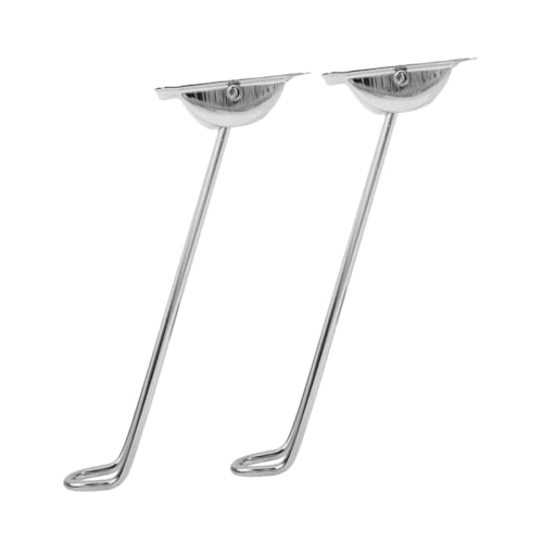 Abaodam 2個 折りたたみテーブル脚 折りたたみ式ヘアピンレッグ 属製 耐摩耗 軽量 アイアン製 折畳可能 家具用 コンピューターデスク向け 安