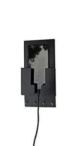 Perfect Wood Works Wooden Mobile Stand for Wall with Hooks 1pc