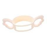 Kisangel Junge Mädchen Flaschenhalter Rutschfester Komfortabler Griff Für Flaschen Universeller Langlebiger Flaschenhandle in Weiß Mit Niedlichem Flügeldesign Für Selbstständiges Trinken