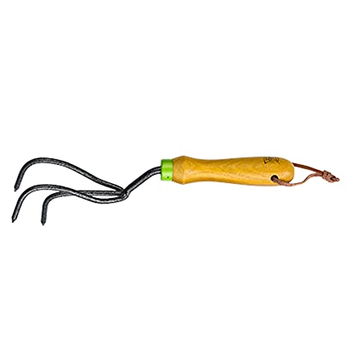 Central Park Cultivador De Mano Para Jardín 6 Cm - 3 Dientes - Metal/Madera