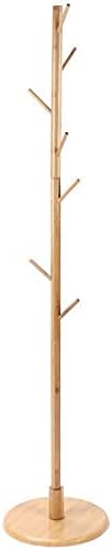 coat stand and shoe rack Standing Coat Hanger Coat Rack Enterway Clothes Stand Easy To Assemble Coat Rack Freestanding Bamboo Wood Floor Standing