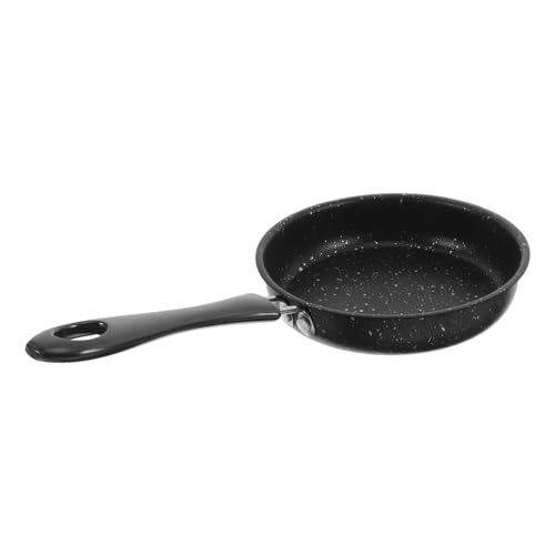 FUNOMOCYA Frying Pan Egg Pan Egg Mold for Breakfast Sandwiches Cooking Pan Crepe Maker Fried Egg Pan Pancake Mold Pancake Pan Fried Egg Cooker Egg Pans Tortilla Pan Maifan Stone Layer Black