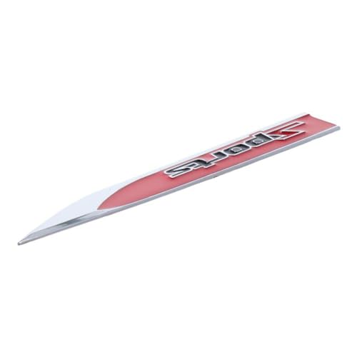 Image of BYOBYO 2Pcs 3D Metal Sports Logo Emblem Badge,Sports Logo Emblem Blade Side Fender Metal Sticker for Car, Truck, Motorcycle