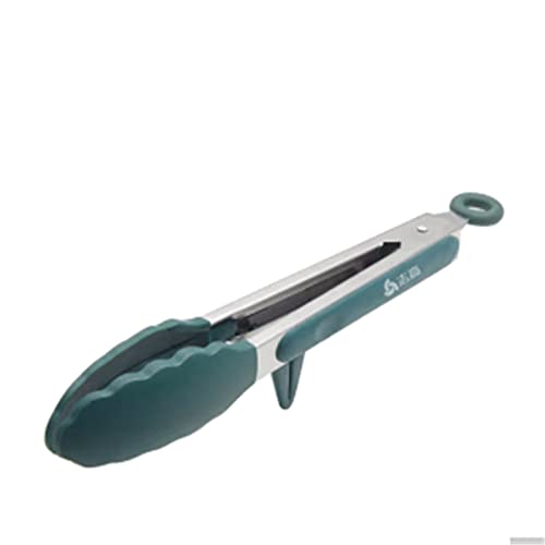 Pinzas de cocina multifuncionales, clip de silicona para asar y cocinar, utensilios perfectos para servir carne y ensalada, agarre antideslizante resistente al calor
