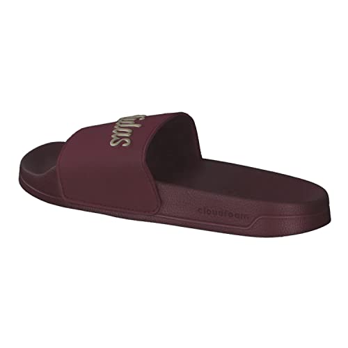 Image of adidas Women ADILETTE SHOWER Synthetic Swim Slide FTWWHT /GOLDMT /BOGOLD | LUT50