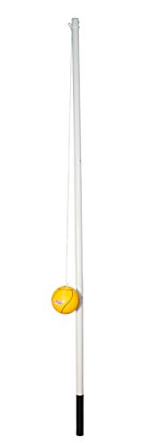 Western Star Full Size Tetherball Pole with Rope Set for Kids│Backyard and Outdoor Gift - Premium Line (Yellow)