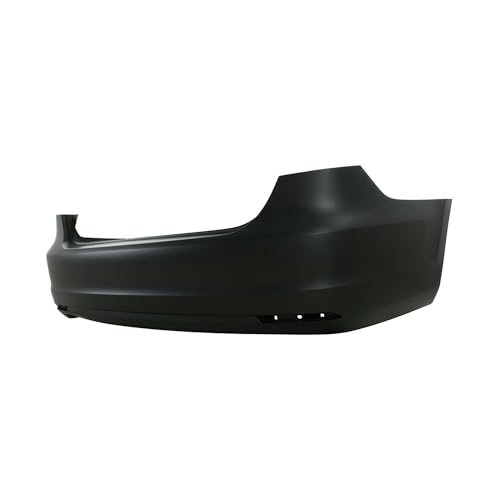 Image of FitParts Compatible with Volkswagen Jetta 2011-2014 Rear Bumper Cover | CAPA Certified, Primed, Without Tow Hook Hole, Ready to Paint, OEM 5C6807418AGRU, VW1100186