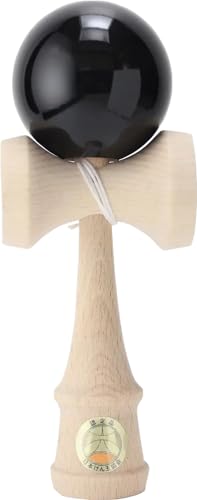 Kendama japonais authentique Yamagata Koubou noir pour jonglage et agilité