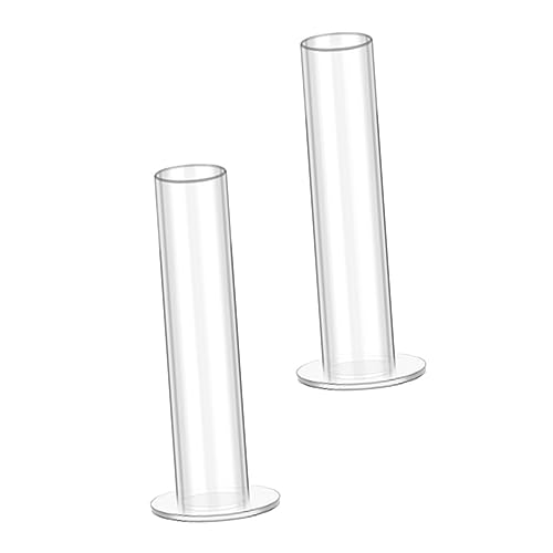 Homoyoyo 2Piezas Tenedor De Pantalla Transparente Para Anillos Acrílico Para Almacenamiento Organizador De Accesorios